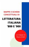 Mappe concettuali Letteratura italiana '800 e '900 (fixed-layout eBook, ePUB)