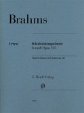 Klarinettenquintett h-moll op. 115, Stimmensatz