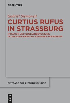 Curtius Rufus in Straßburg - Siemoneit, Gabriel