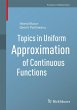 Topics in Uniform Approximation of... - Bild 1