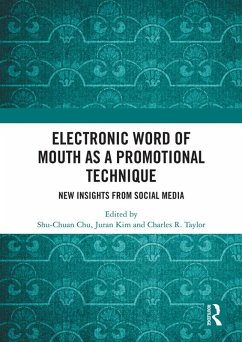 Cover Electronic Word of Mouth as a Promotional Technique (eBook, ePUB)