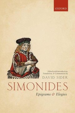 Simonides: Epigrams and Elegies - Sider, David