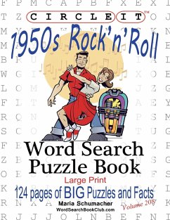 Circle It, 1950s Rock'n'Roll, Word Search, Puzzle Book