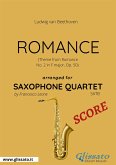 Romance - Saxophone Quartet SCORE (fixed-layout eBook, ePUB)