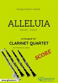 Alleluia - Clarinet Quartet SCORE (fixed-layout eBook, ePUB)