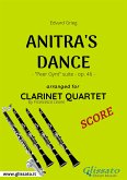 Anitra's Dance - Clarinet Quartet SCORE (fixed-layout eBook, ePUB)