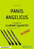 Panis Angelicus - Clarinet Quartet SCORE (fixed-layout eBook, ePUB)