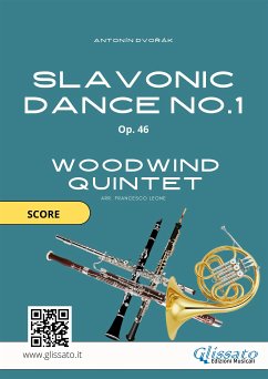 Woodwind Quintet: Slavonic Dance no.1 by Dvořák (score) (fixed-layout eBook, ePUB) - Dvořák, Antonín