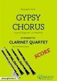 Gypsy Chorus - Clarinet Quartet SCORE (fixed-layout eBook, ePUB)