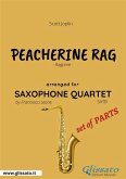 Peacherine Rag - Saxophone Quartet set of PARTS (eBook, ePUB)