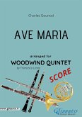 Ave Maria (Gounod) Woodwind Quintet SCORE (fixed-layout eBook, ePUB)