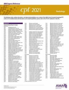 CPT 2021 Express Reference Coding Card: Radiology - American Medical Association