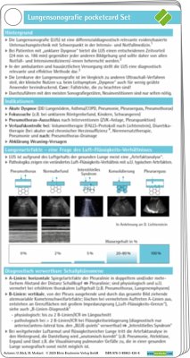 Lungensonografie pocketcard Set - Böck, Ulrich