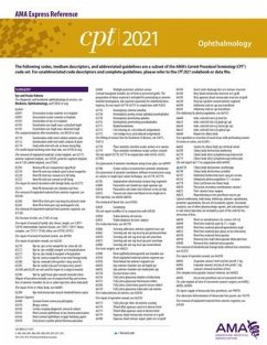 CPT 2021 Express Reference Coding Card: Ophthalmology - American Medical Association