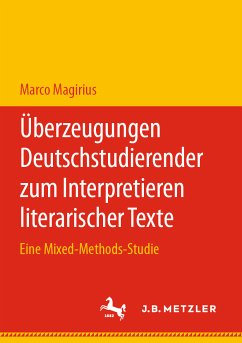 Überzeugungen Deutschstudierender zum Interpretieren literarischer Texte (eBook, PDF) - Magirius, Marco