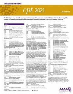 CPT 2021 Express Reference Coding Card: Obstetrics - American Medical Association