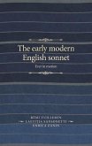 The early modern English sonnet (eBook, ePUB)
