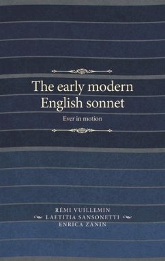 Cover The early modern English sonnet (eBook, ePUB)