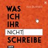 Was ich ihr nicht schreibe... - Bild 1