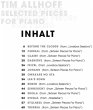 Tim Allhoff: Selected Pieces For Piano - Bild 1