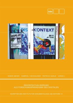 Cover Rekontextualisierung als Forschungsparadigma des Digitalen