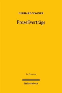 Prozeßverträge - Wagner, Gerhard
