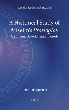 A Historical Study of Anselm's Proslogion - J Holopainen, Toivo