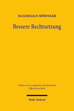 Cover Bessere Rechtsetzung (eBook, PDF)