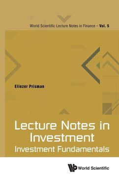 LECTURE NOTES IN INVESTMENT