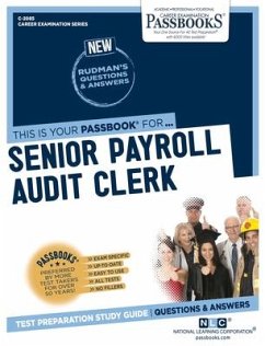 Senior Payroll Audit Clerk (C-2085): Passbooks Study Guide Volume 2085 - National Learning Corporation