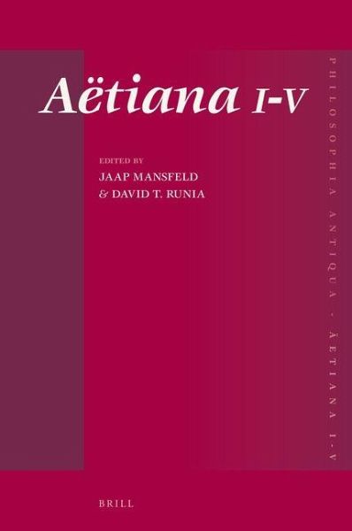 Aëtiana: Set of Volumes I-V Aëtiana: Set of Volumes I-V
