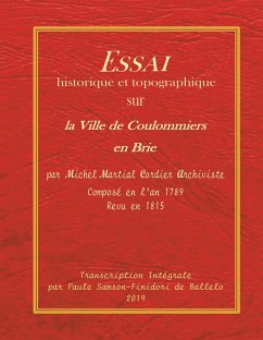 Essai historique et topographique sur la ville de Coulommiers en Brie (eBook, ePUB)