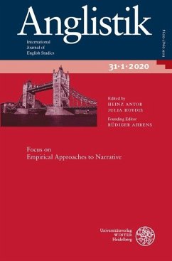 Anglistik. International Journal of English Studies. Volume 31:1 (2020)
