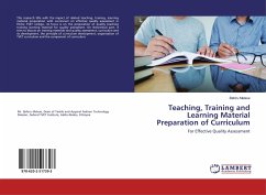 Teaching, Training and Learning Material Preparation of Curriculum