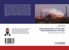 Characterization of Fly Ash-Cold Setting Resin Powder