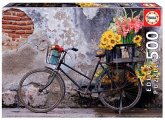 Carletto 9217988 - Educa, Bicycle with Flowers, Fahrrad mit Blumen, Puzzle, 500 Teile