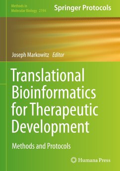 Translational Bioinformatics for Therapeutic Development