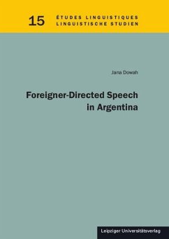 Foreigner-Directed Speech in Argentina - Dowah, Jana