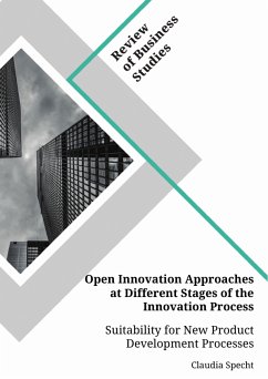 Open Innovation Approaches at Different Stages of the Innovation Process. Suitability for New Product Development Processes (eBook, PDF)