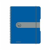 Herlitz Spiralblock A5 to go 80 Blatt kariert blau Herlitz Spiralblock A5 to go 80 Blatt kariert blau
