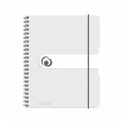 Cover Herlitz Spiralblock A5 to go 80 Blatt kariert transparent