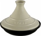 Staub Tajine 20cm rund cream, Gusseisen