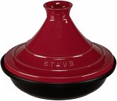 Staub Tajine 28cm rund Gusseisen rot
