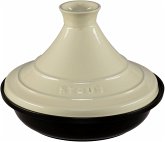 Staub Tajine 28cm rund cream, Gusseisen