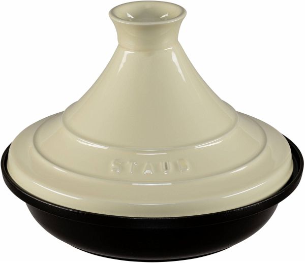 Staub Tajine 28cm rund cream, Gusseisen Staub Tajine 28cm rund cream, Gusseisen