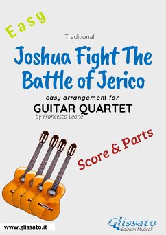 Joshua Fight The Battle of Jerico - Easy Guitar Quartet (score & parts) (fixed-layout eBook, ePUB) - Leone, Francesco