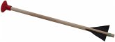 BestSaller 1215 - Holz Pfeil 26cm groß, einzeln für Armbrust, 1 Stück