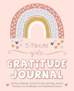 5 Minute Girls Gratitude Journal - Daily, Gratitude