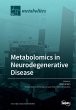 Metabolomics in Neurodegenerative... - Bild 1