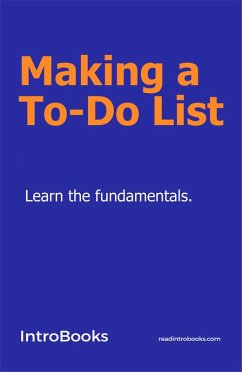 Cover Making a To-Do List (eBook, ePUB)